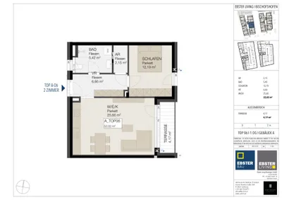 2-Zimmer-Wohnung kaufen in Sankt Johann im Pongau – 50,81 m², € 313.966 – Bild 19 von 20