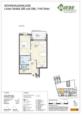 2-Zimmer-Wohnung kaufen in Wien – 57,13 m², € 396.500 – Bild 9 von 15