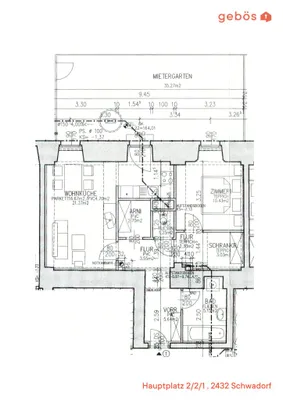 2-Zimmer-Wohnung mieten in Bruck an der Leitha – 55,45 m², € 650 – Bild 5 von 5