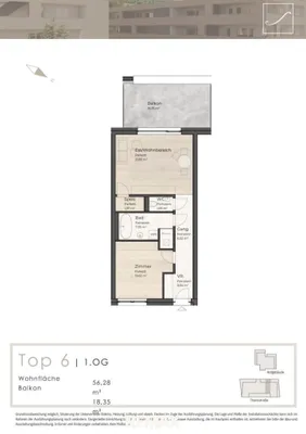 Wohnung kaufen in Linz Land – 56 m² – Bild 14 von 29