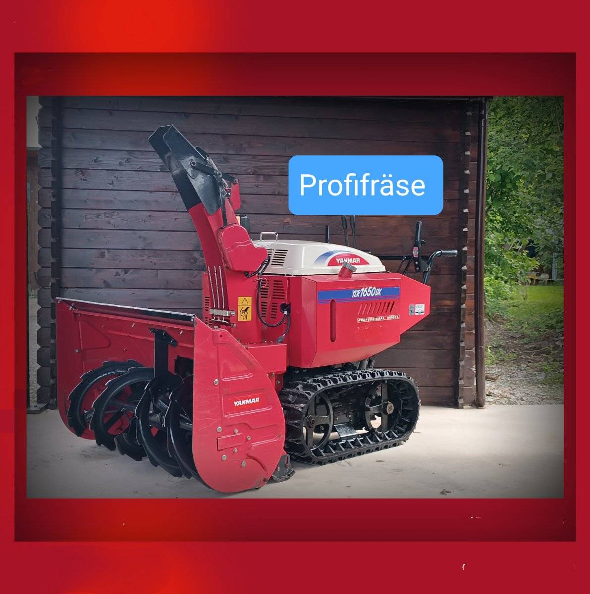 Schneefräse YANMAR YSR 1650 DX ** Profigerät**