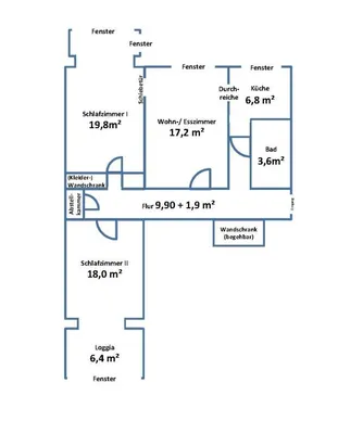 3-Zimmer-Wohnung mieten in Wien – 83,6 m², € 1.390 – Bild 18 von 18