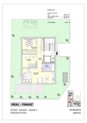 3-Zimmer-Wohnung mieten in Salzburg Stadt – 66 m², € 1.884
