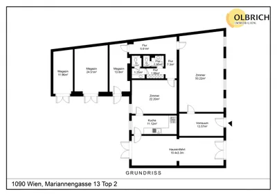 6-Zimmer-Gewerbeimmobilie kaufen in Wien – 137 m², € 514.000 – Bild 8 von 8