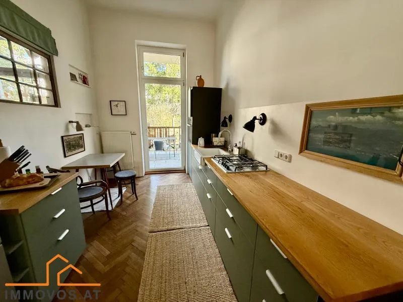 CHARMANTE ALTBAUWOHNUNG MIT BALKON ZUM GARTEN & ZUSÄTZLICHER SOUTERRAIN-EINHEIT - Ansicht 3