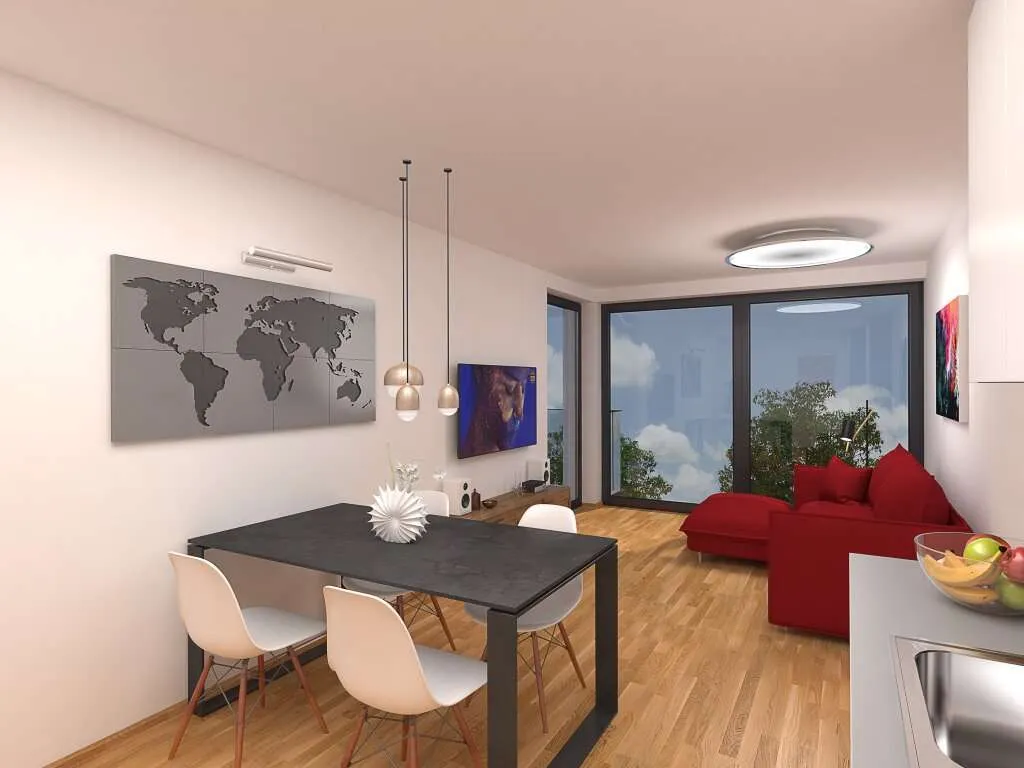 Provisionsfreie 1-Zimmer Neubauwohnungen mit Freiflächen bei der alten Donau ab Euro 239.900! - Widok 3
