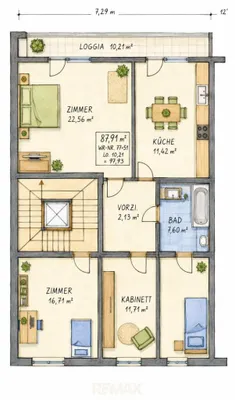 3-Zimmer-Wohnung kaufen in Wien – 87,91 m², € 299.000 – Bild 21 von 21