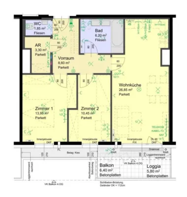 3-Zimmer-Wohnung kaufen in Wien – 71,2 m², € 379.000 – Bild 14 von 14
