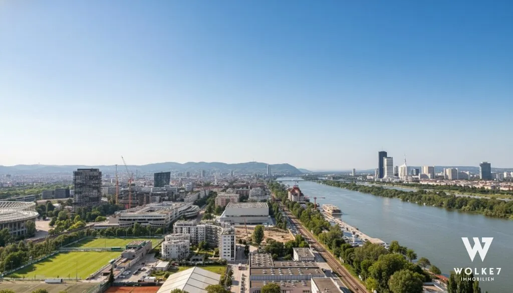 Exklusive Luxuswohnung im Marina Tower mit ca. 96 m² NF I Südwest-Ausrichtung I Loggia & spektakulärem Blick über Wien I U2 Station - Ansicht 3