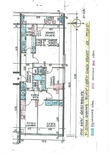 Fernblick ! 4 Zimmerwohnung , zentrale Grünlage - Visning 2