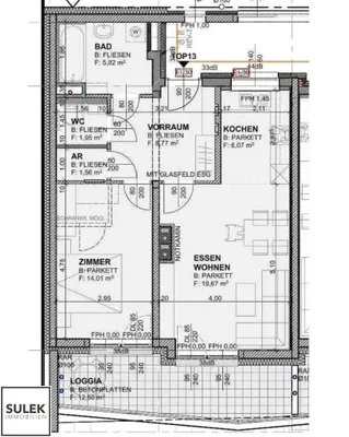 2-Zimmer-Wohnung mieten in Wiener Neustadt – 57,85 m², € 936 – Bild 12 von 13