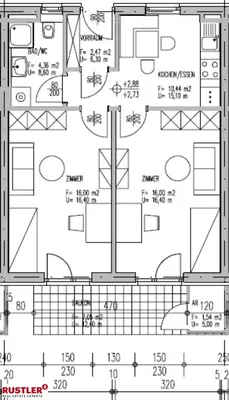 2-Zimmer-Wohnung mieten in Innsbruck – 50,81 m², € 1.202 – Bild 7 von 8