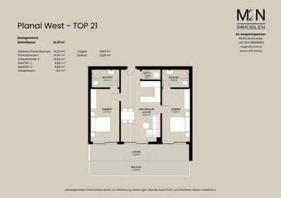 3-Zimmer-Wohnung kaufen in Liezen – 81,47 m², € 1.292.760 – Bild 5 von 5