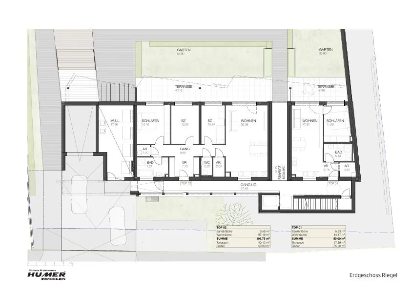 Gartenwohnung in kleiner exklusiver Wohnanlage in Leonding - Widok 3