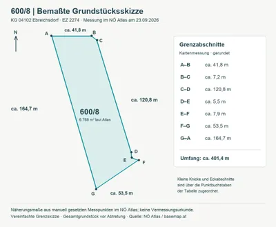 Immobilie kaufen in Baden – 6 768 m², € 999.999 – Bild 4 von 6