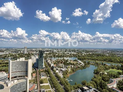 47. Etage mit 38qm Loggia: DC2 Tower: 3 Zimmer mit Skylineblick – Bild 2