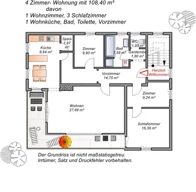 4-Zimmer-Wohnung mieten in Gmunden – 108,4 m², € 1.390 – Bild 14 von 15