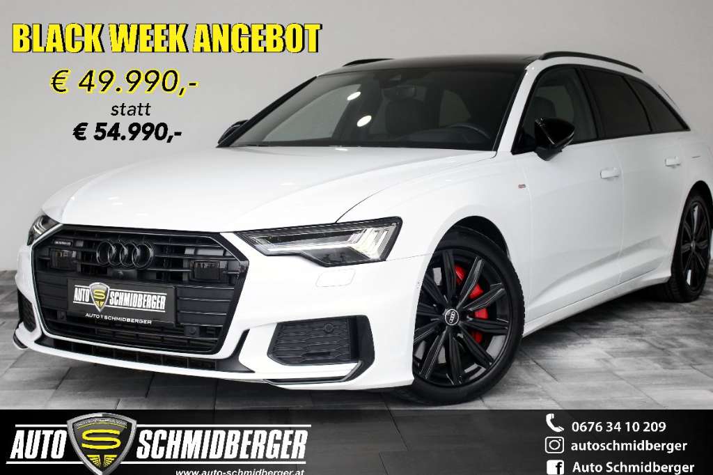 AudiA6Avant55TFSIequattrosport*HDMATRIX-LED*PANORAMADACH*AHK*HEAD-UP*Kombi/FamilyVan