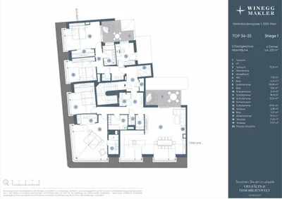 6-Zimmer-Wohnung kaufen in Wien – 225 m², € 3.075.000 – Bild 18 von 19