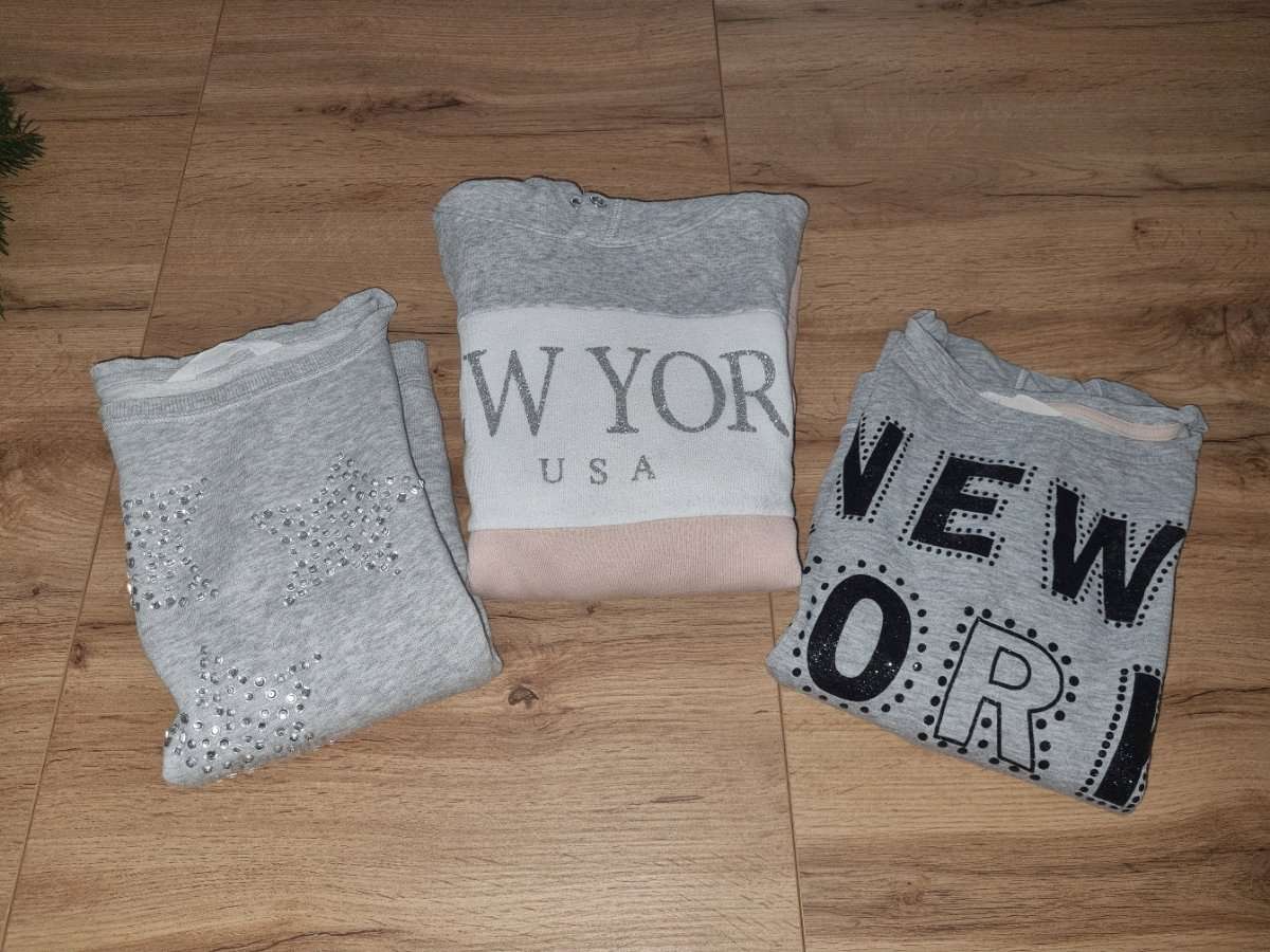 3 Pullover grau, H&M Gr. 158/164/170