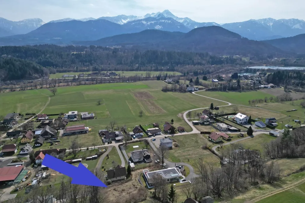 Traumhaftes Baugrundstück in ruhiger Lage von Rosegg - Ansicht 3