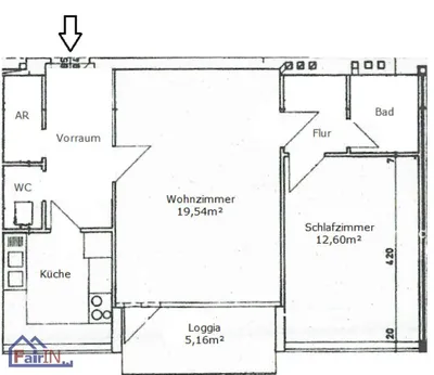 2-Zimmer-Wohnung kaufen in Wien – 57 m², € 165.000 – Bild 14 von 14