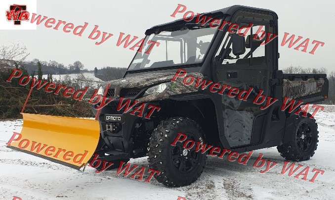 CF-Moto UForce 1000 4x4 EFI EPS V2 DLX Servo inkl. Schneeschild 170cm & Vollkabine mit Heizun...