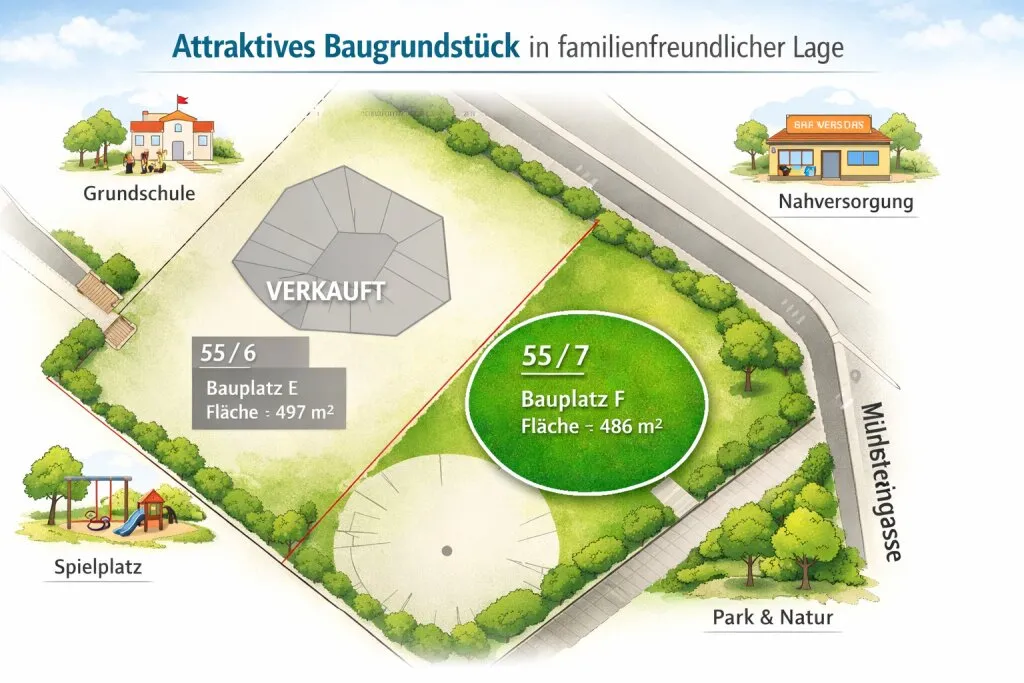 Aufgeschlossener Baugrund in 2301 Groß Enzersdorf - Ortsteil Mühlleiten – pohled 3