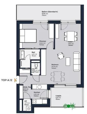 2-Zimmer-Wohnung kaufen in Mödling – 61 m², € 435.000 – Bild 17 von 19