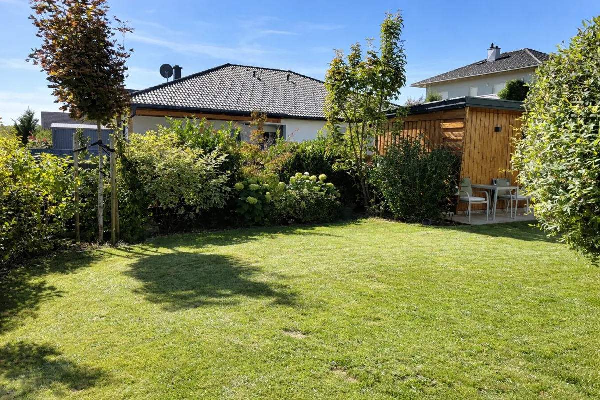 Romantische Ziegelmassiv-Doppelhaushälfte mit Sommergarten und Sauna, voll ausgestattet und provisionsfrei! (Provisionsfrei) – pohled 2