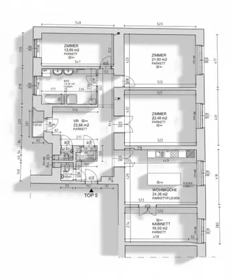 4-Zimmer-Wohnung mieten in Wien – 131,98 m², € 2.828 – Bild 32 von 32