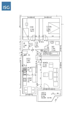 3-Zimmer-Wohnung mieten in Schärding – 84,7 m², € 768 – Bild 3 von 3