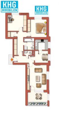 3-Zimmer-Wohnung kaufen in Tulln – 82 m², € 235.000 – Bild 12 von 14