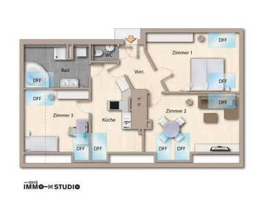 3-Zimmer-Wohnung kaufen in Graz – 89,99 m², € 298.000 – Bild 13 von 17