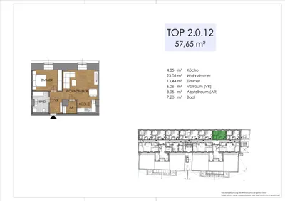 3-Zimmer-Wohnung kaufen in Bruck an der Leitha – 70,3 m², € 287.684 – Bild 17 von 46