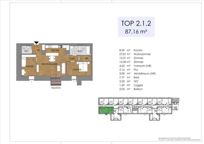 3-Zimmer-Wohnung kaufen in Bruck an der Leitha – 70,3 m², € 287.684 – Bild 19 von 46