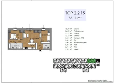 3-Zimmer-Wohnung kaufen in Bruck an der Leitha – 70,3 m², € 287.684 – Bild 44 von 46