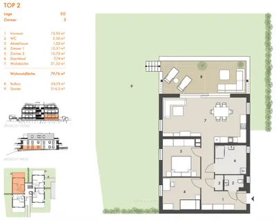 3-Zimmer-Wohnung kaufen in Villach Land – 79,76 m², € 769.000 – Bild 6 von 6