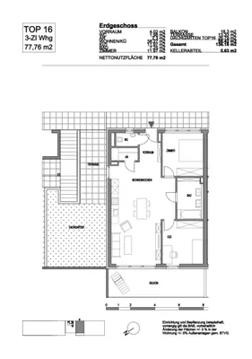 3-Zimmer-Wohnung kaufen in Graz – 77,76 m², € 310.000 – Bild 6 von 7