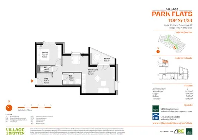 2-Zimmer-Wohnung kaufen in Wien – 55,72 m², € 473.000 – Bild 10 von 10