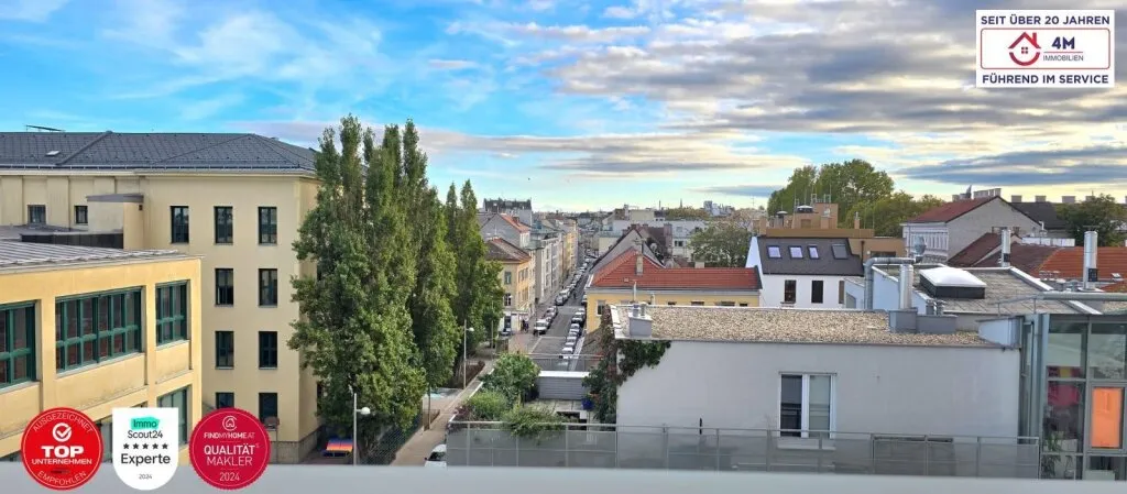 Exklusive 3-Zimmer-Dachgeschosswohnung mit Terrasse und 36m² Dachterrasse im Erstbezug! - Widok 2