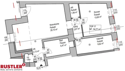 3-Zimmer-Wohnung kaufen in Wien – 64,77 m², € 375.000 – Bild 10 von 17