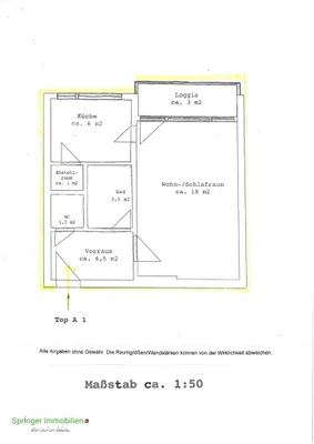 1-Zimmer-Wohnung mieten in Hallein – 34,5 m², € 630 – Bild 10 von 11
