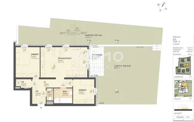 3-Zimmer-Wohnung kaufen in Krems an der Donau – 77,11 m², € 480.000 – Bild 2 von 11