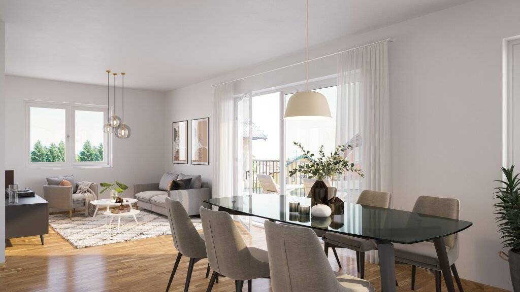 Modernes Wohnen: Helle 3-Zimmer Wohnung mit großer Terrasse - Ansicht 2