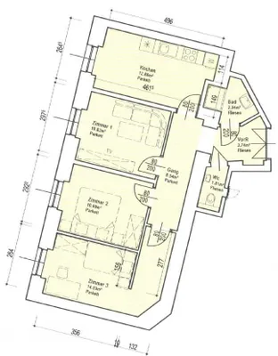3-Zimmer-Wohnung mieten in Graz – 63,93 m², € 664 – Bild 10 von 11