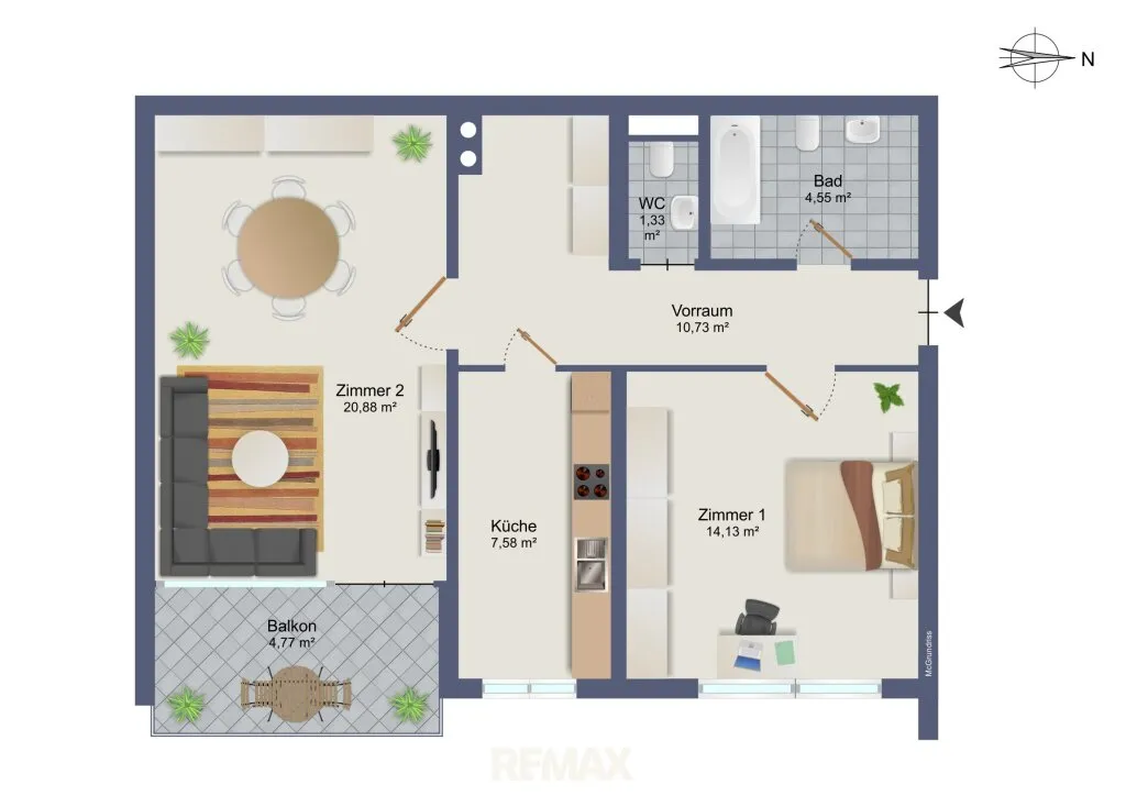 Wohnung – Graz - Ansicht 2