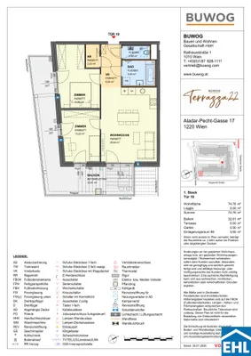 Immobilie kaufen in Wien – 74,76 m², € 446.000 – Bild 9 von 9