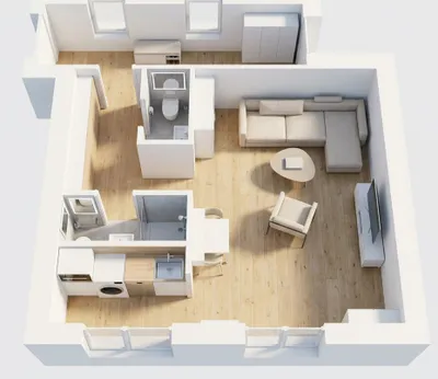 1-Zimmer-Wohnung mieten in Graz – 30,83 m², € 458 – Bild 2 von 12