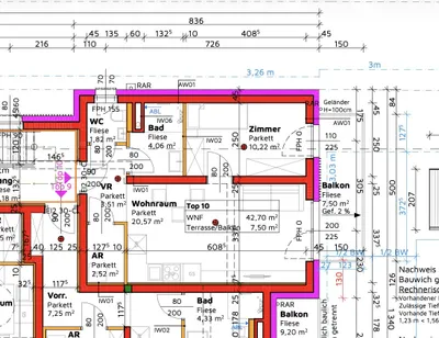 2-Zimmer-Wohnung kaufen in Mödling – 43 m², € 244.000 – Bild 31 von 41
